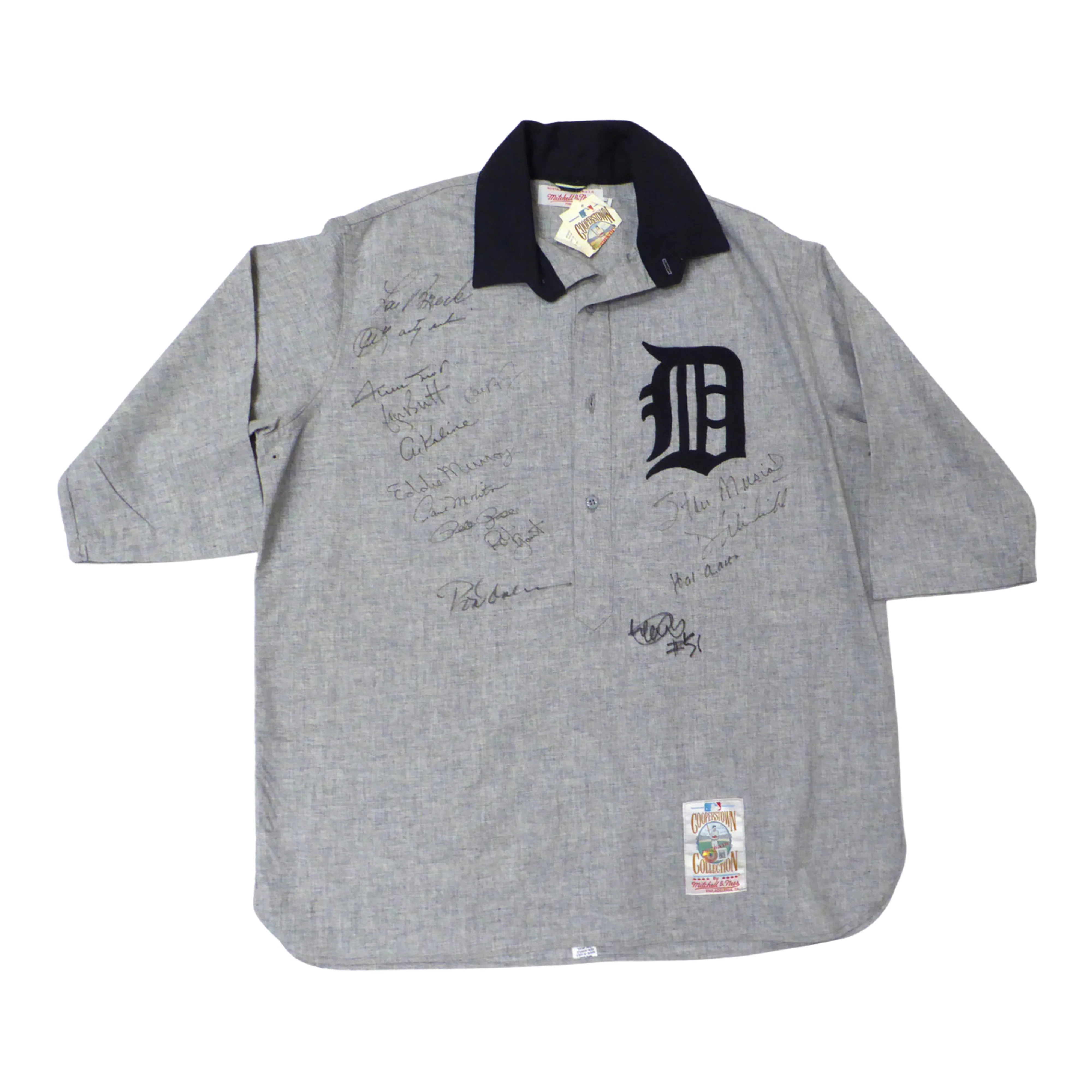 3000 Hit Club Autographed Jersey With 15 Signatures Including Aaron, Mays, Ichiro & Rose Beckett BAS