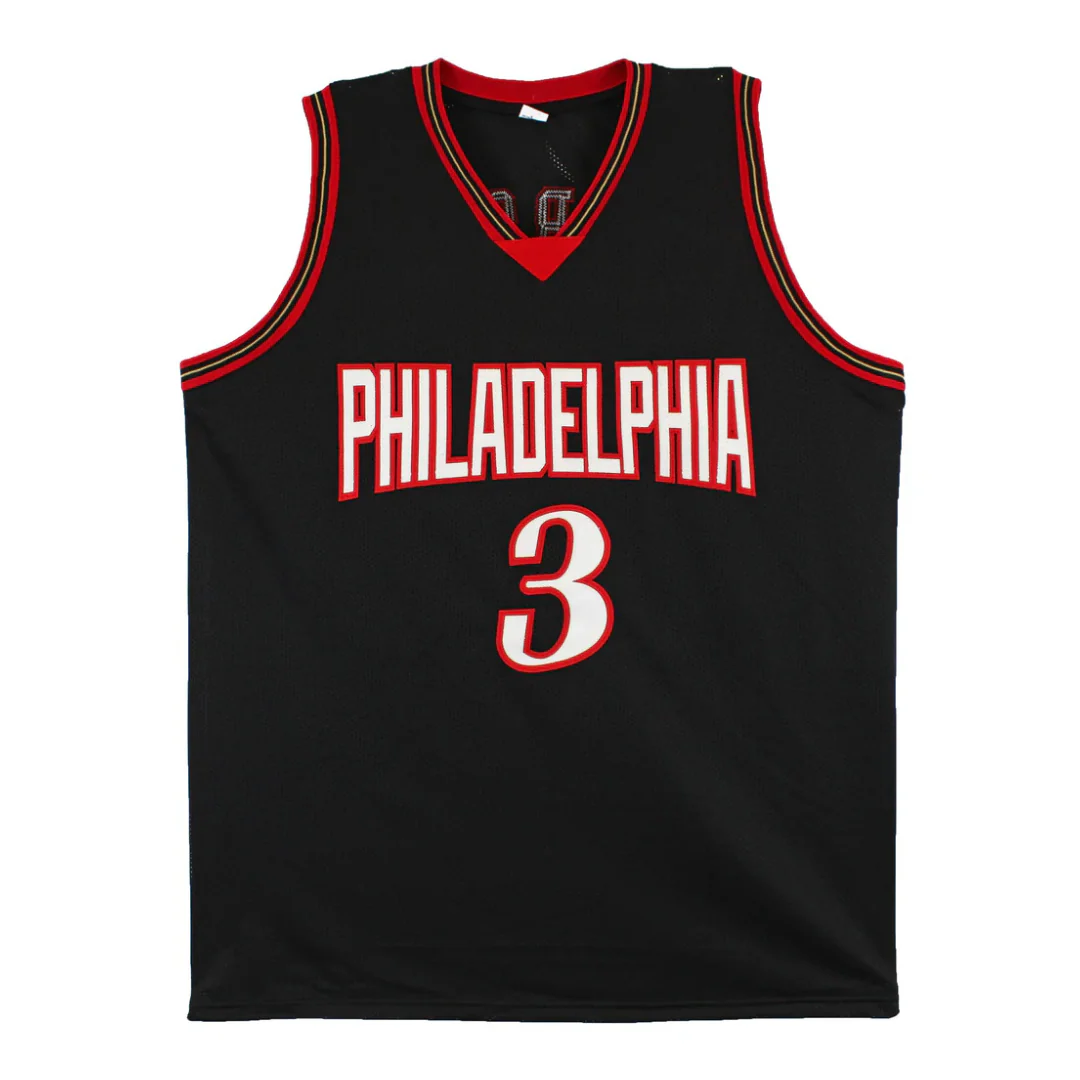 Allen Iverson Signed Philadelphia 76ers Basketball Jersey with Beckett Witness - Image 4