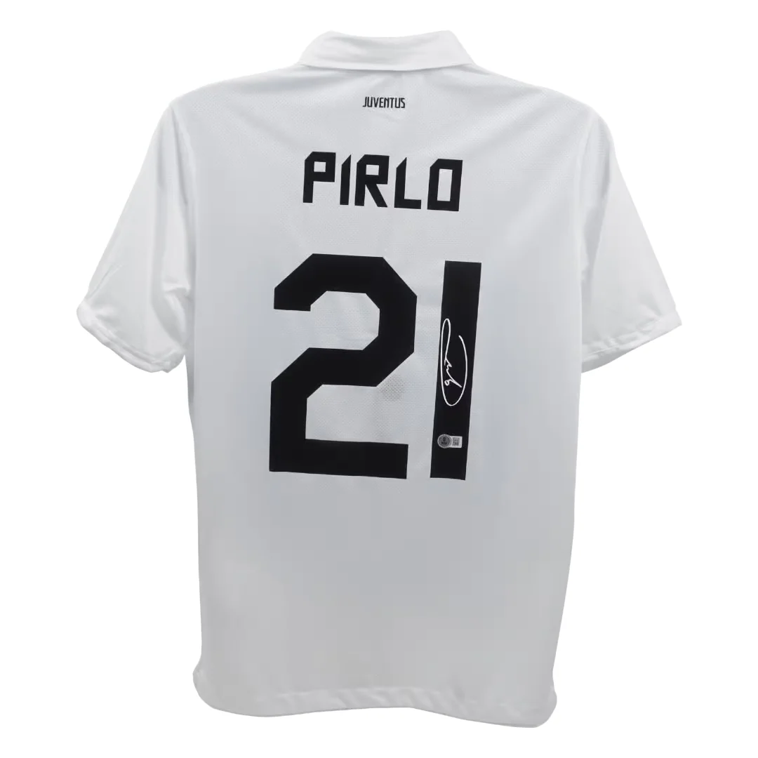 Andrea Pirlo Signed Juventus FC Away Soccer Jersey #21 with Beckett Witness - Image 3
