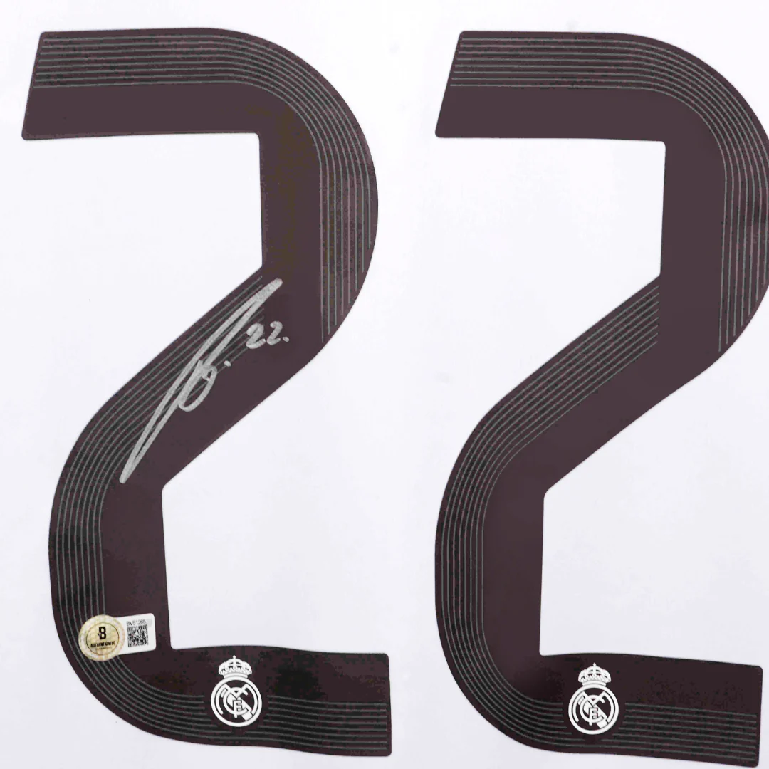 Antonio Rudiger Signed Real Madrid FC Home Soccer Jersey #22 with Beckett COA - Image 2