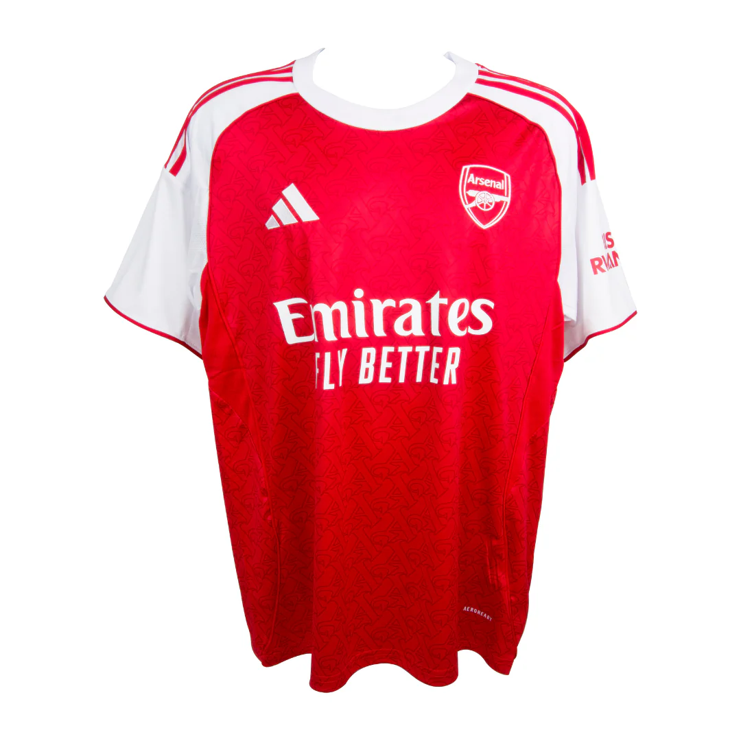 Framed Bukayo Saka Signed Arsenal Home Soccer Jersey #7 with Beckett COA - Image 4