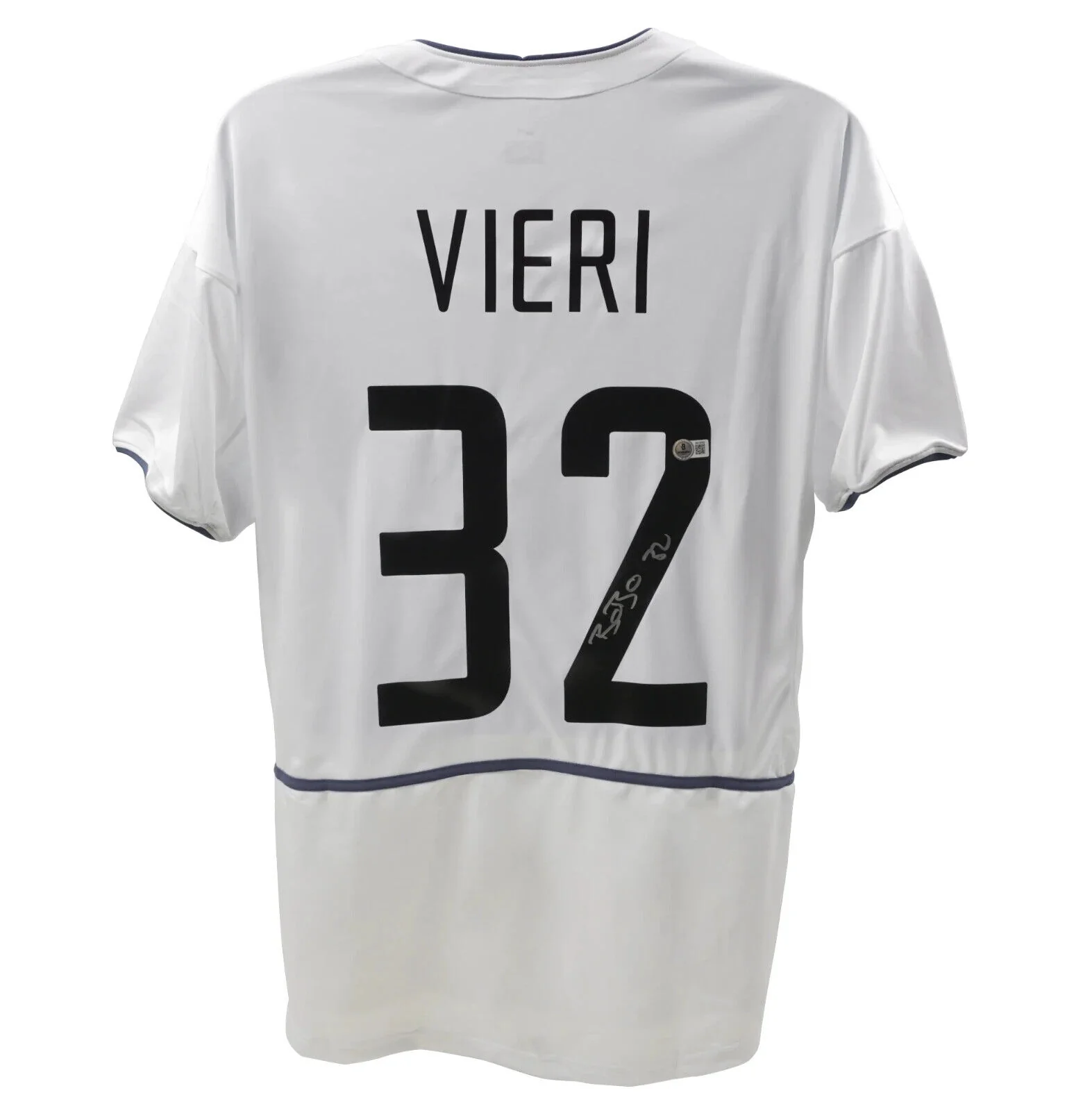 Christian Vieri Signed Inter Milan Away Soccer Jersey #32 with Beckett COA - Image 3