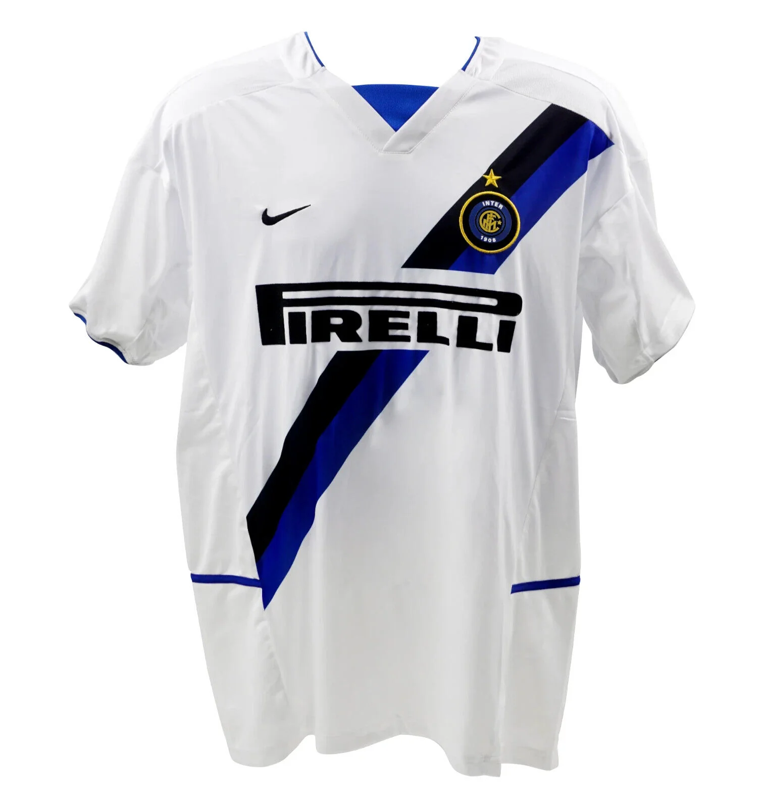 Christian Vieri Signed Inter Milan Away Soccer Jersey #32 with Beckett COA - Image 4