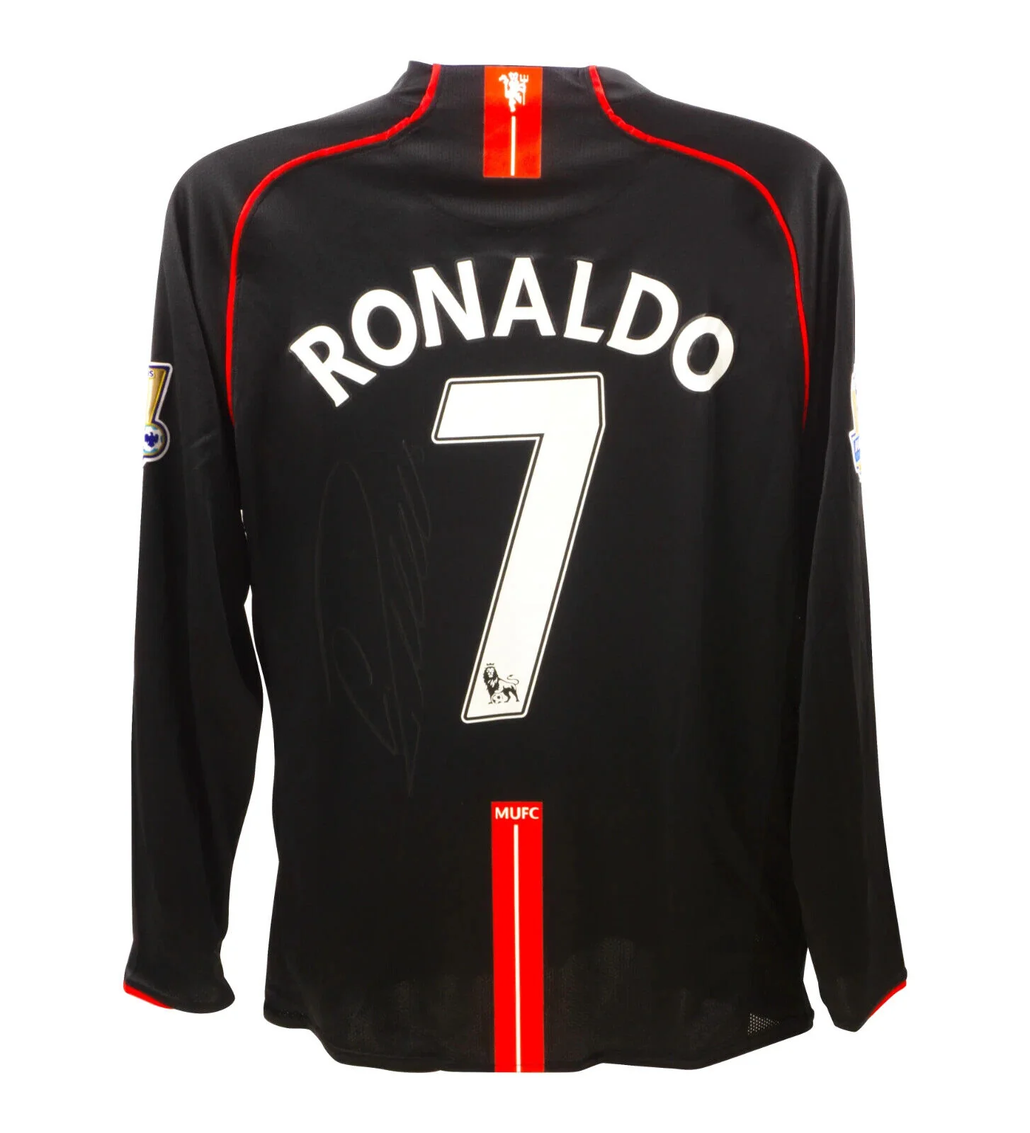 Cristiano Ronaldo Signed Manchester Utd Away Soccer Jersey #7 with Beckett LOA - Image 3