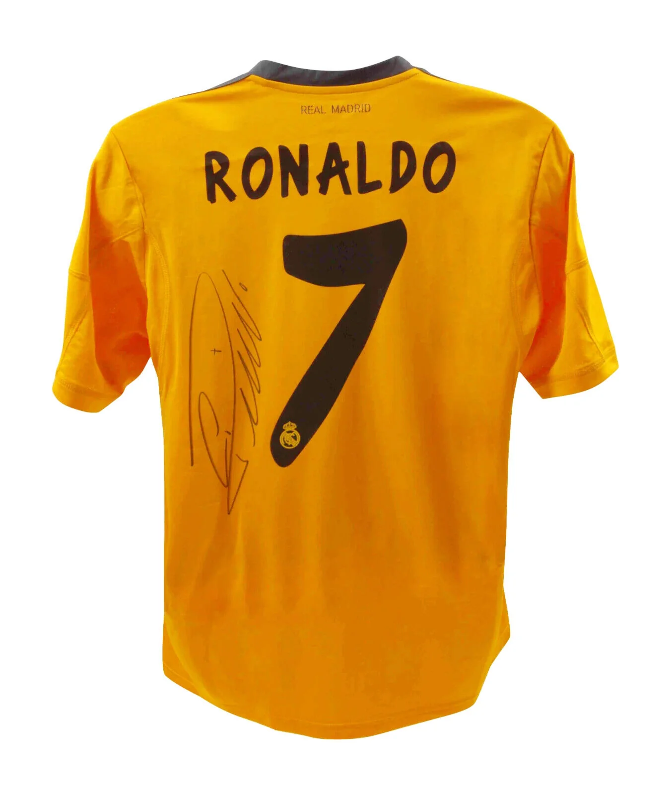 Cristiano Ronaldo Signed Real Madrid FC Away Soccer Jersey #7 with Beckett LOA - Image 3