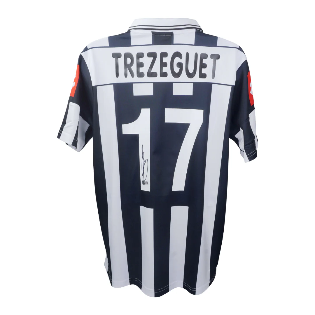 Framed David Trezeguet Signed Juventus FC Home Soccer Jersey #17 with Beckett Witness - Image 3