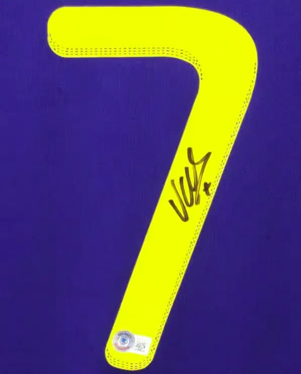 David Villa Signed Spain 2010 World Cup Final Soccer Jersey #7 with Beckett COA - Image 2