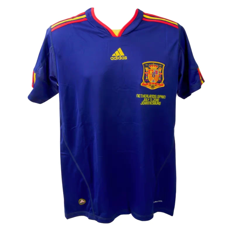 David Villa Signed Spain 2010 World Cup Final Soccer Jersey #7 with Beckett COA - Image 4