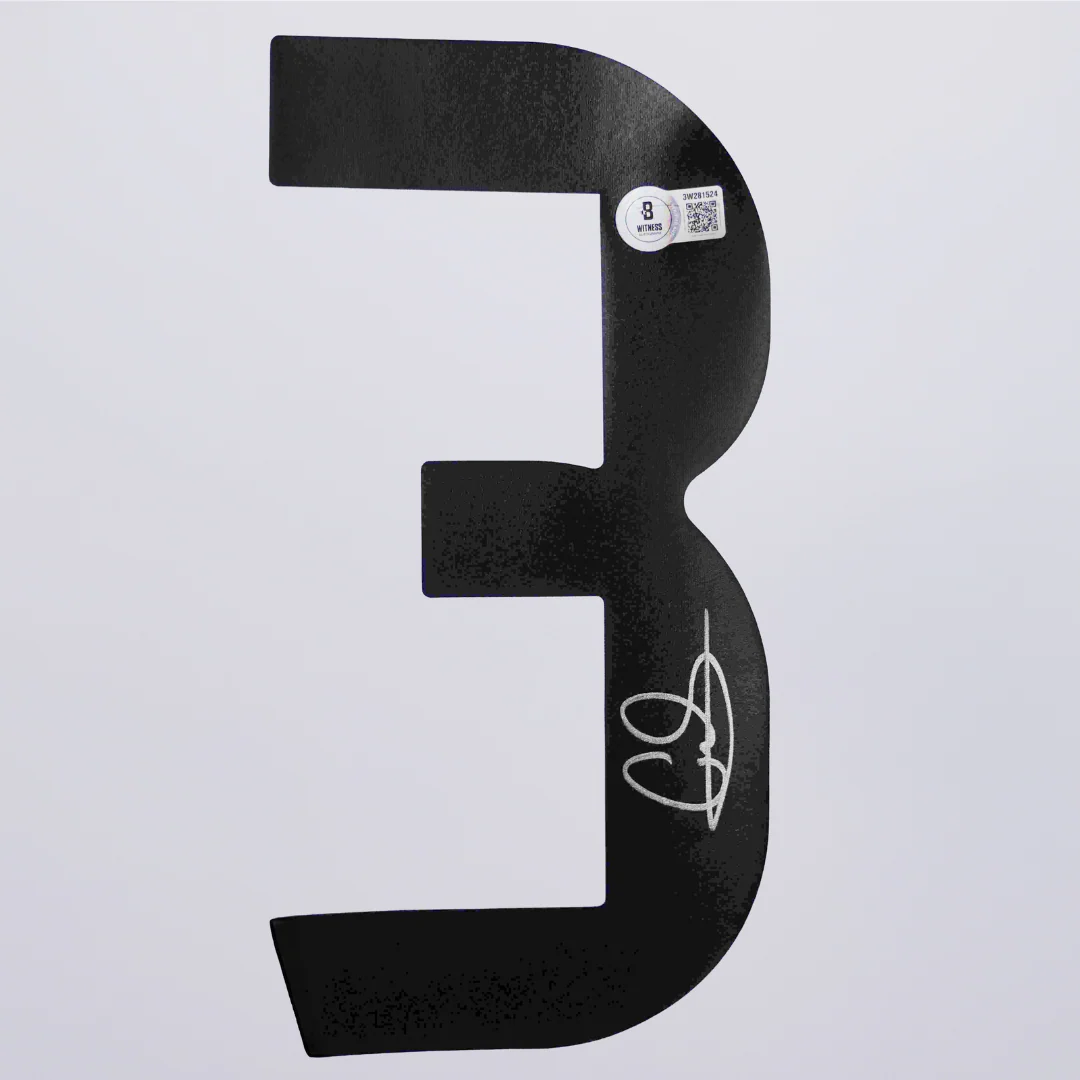 Eder Militao Signed Real Madrid FC Home Soccer Jersey #3 with Beckett Witness - Image 2