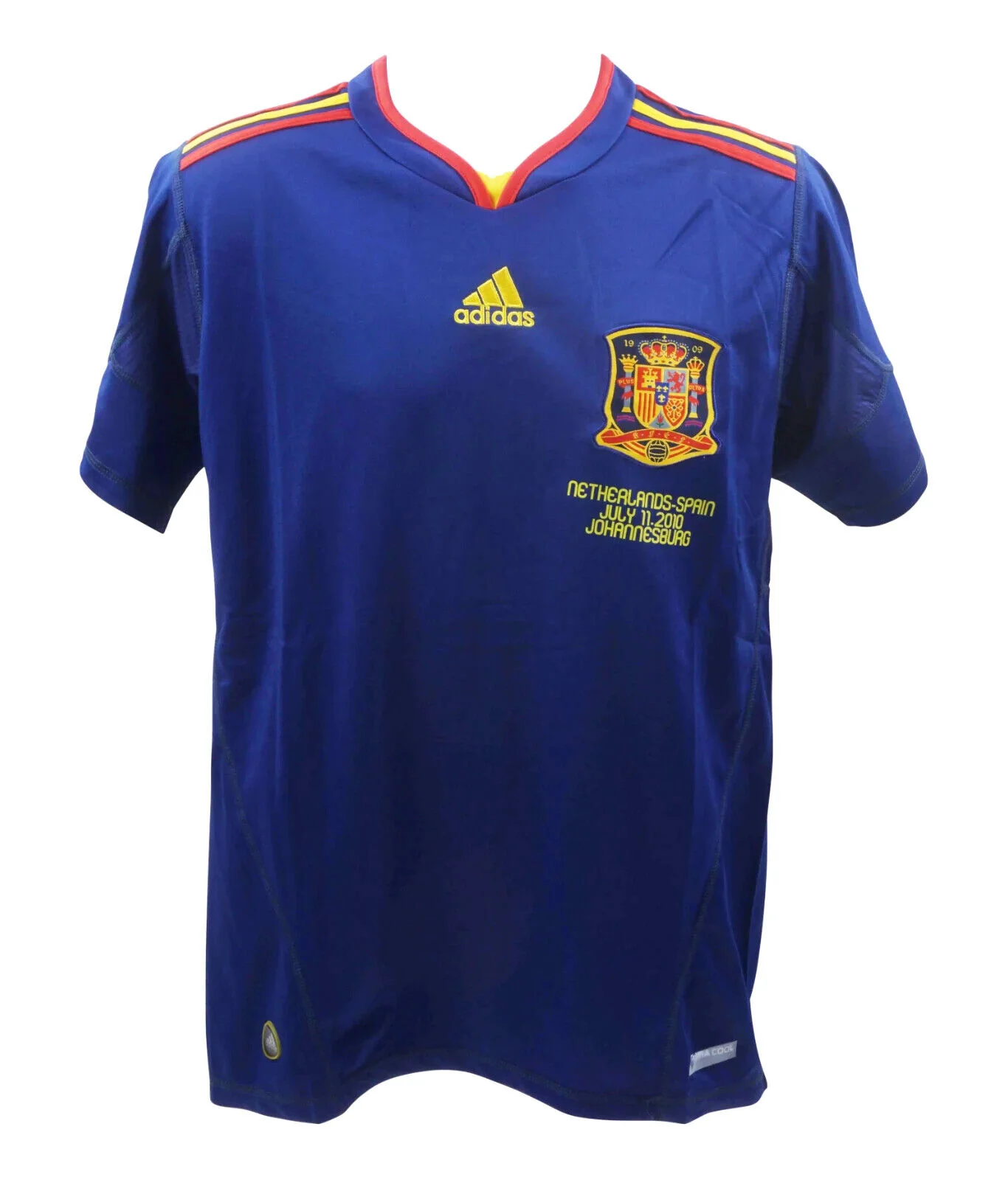 Fernando Torres Signed 2010 World Cup Final Spain Soccer Jersey with Beckett COA - Image 4