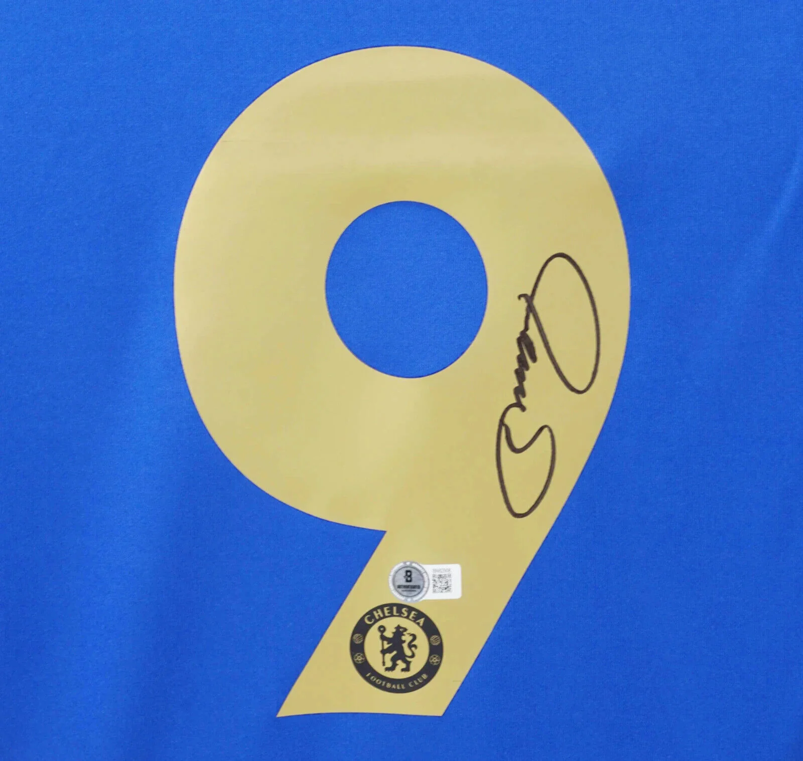 Fernando Torres Signed Chelsea FC Home Soccer Jersey #9 with Beckett COA - Image 2