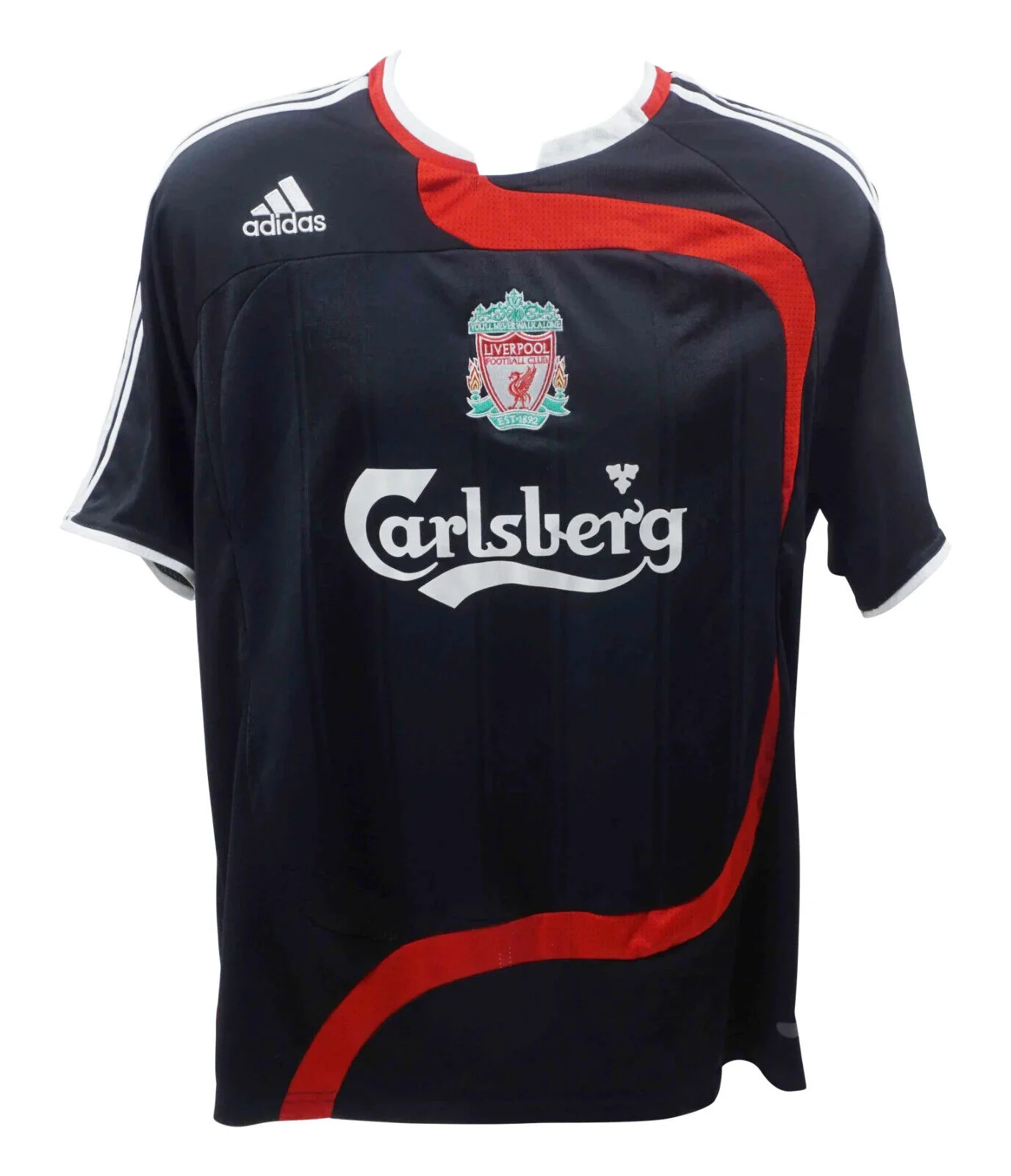 Fernando Torres Signed Liverpool FC Away Soccer Jersey #9 with Beckett COA - Image 4