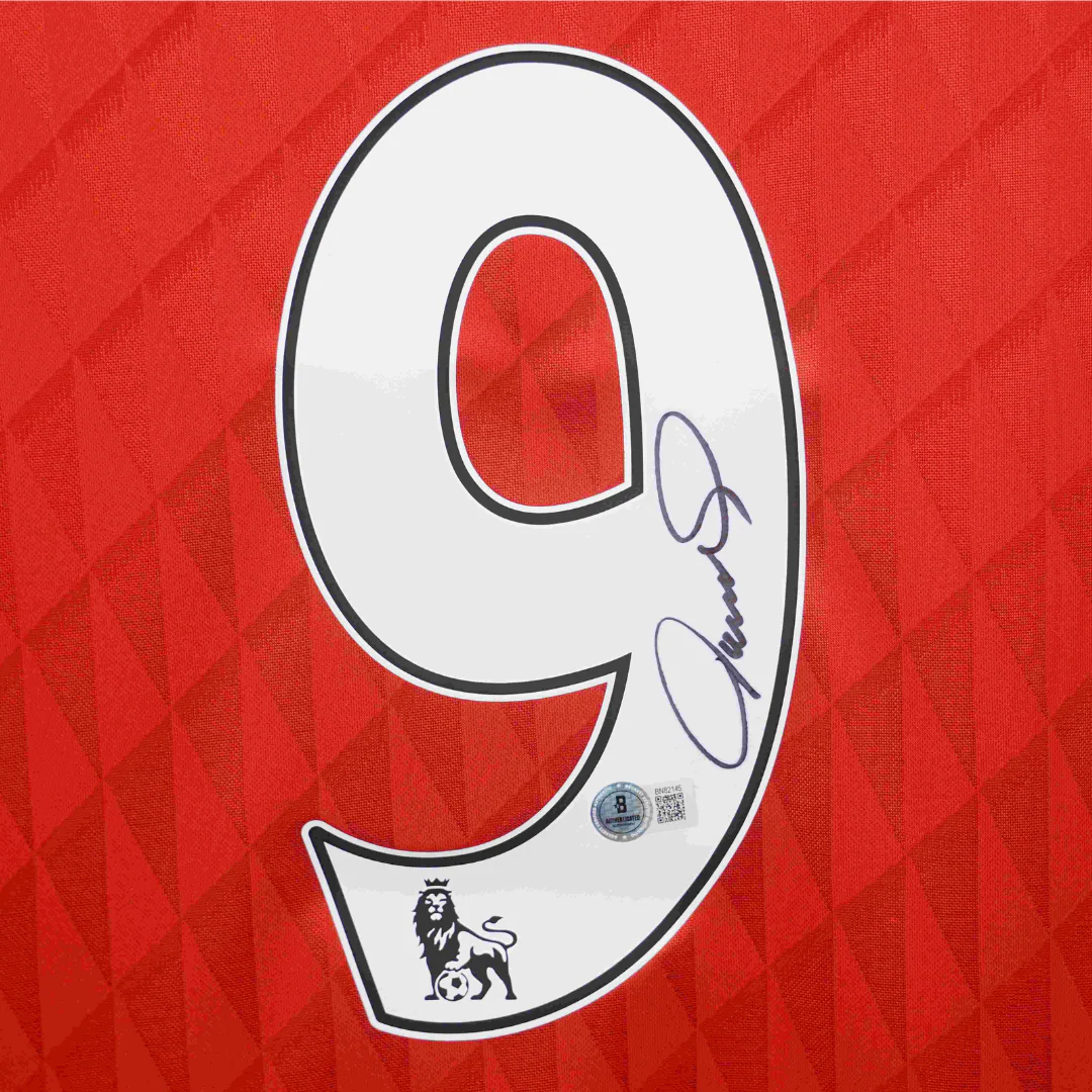 Fernando Torres Signed Liverpool FC Home Soccer Jersey #9 with Beckett COA - Image 2