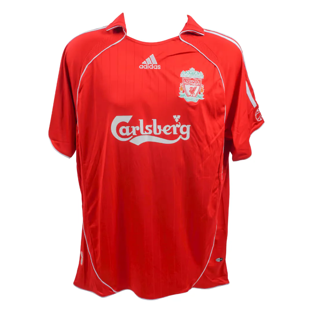 Fernando Torres Signed Liverpool FC Home Soccer Jersey #9 with Beckett COA - Image 4