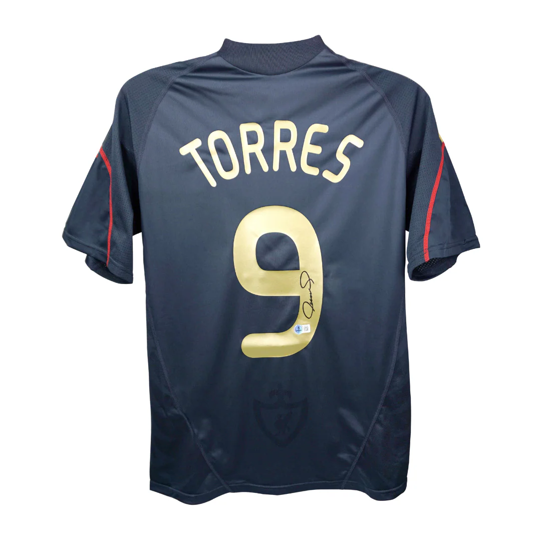Fernando Torres Signed Liverpool FC Soccer Jersey #9 with Beckett COA - Image 2