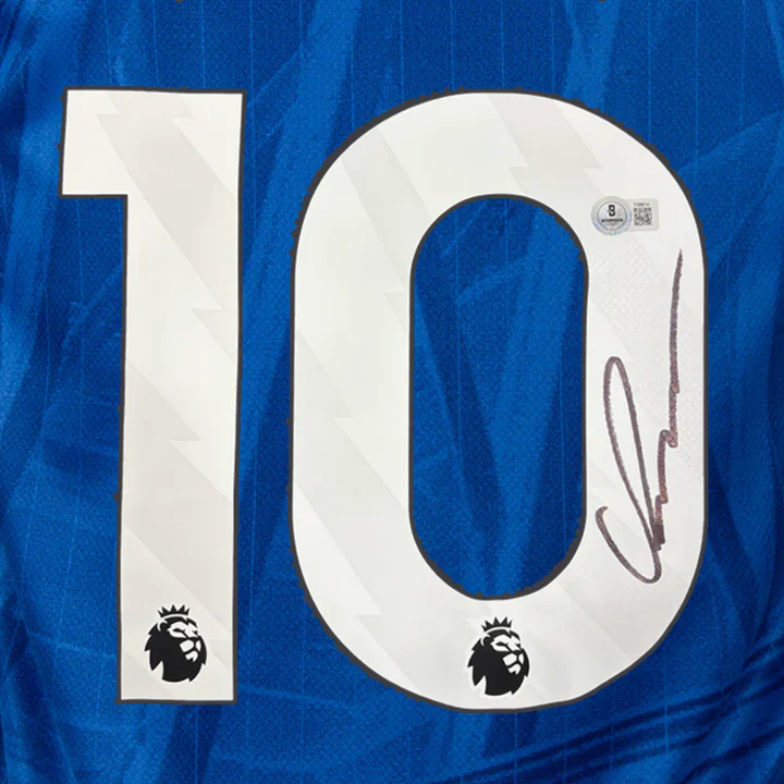Framed Cole Palmer Signed Chelsea FC 2025-26 Home Soccer Jersey #10 with Beckett COA - Image 2
