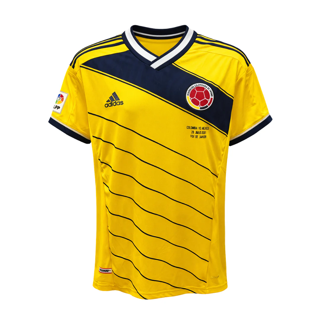 Framed James Rodriguez Signed Colombia Soccer Jersey #10 with Beckett Witness - Image 4