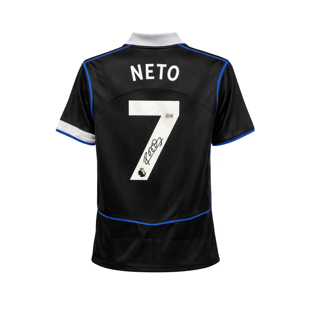 Framed Pedro Neto Signed Chelsea FC Away Soccer Jersey #7 with Beckett Witness - Image 3