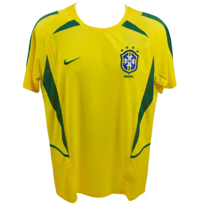 Framed Ronaldinho Signed Brazil FC Home Soccer Jersey #11 with Beckett COA - Image 4