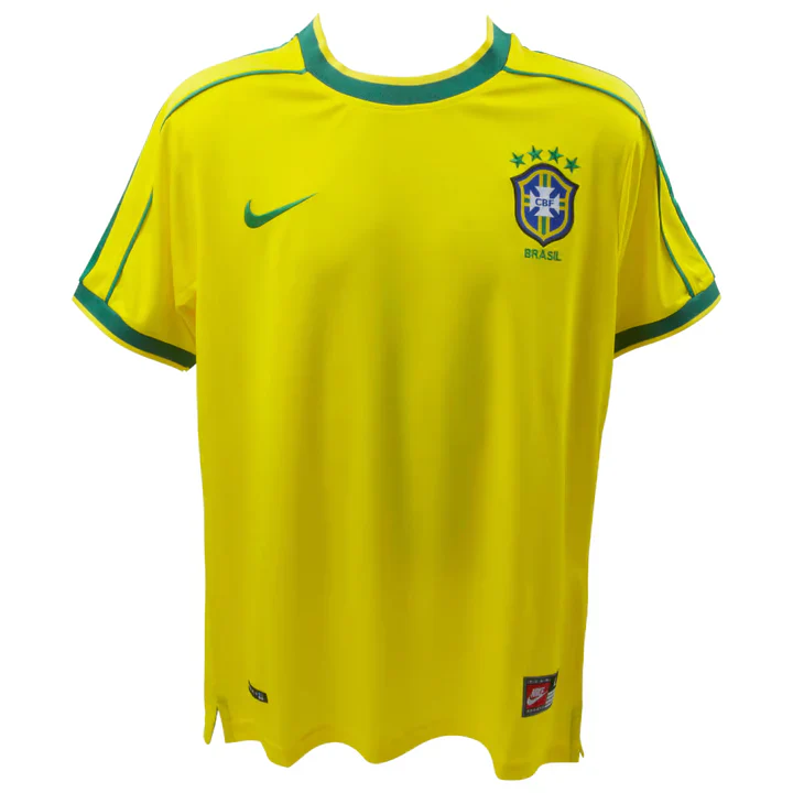 Framed Ronaldo Nazario Signed Brazil FC Home Soccer Jersey #9 with Beckett Witness - Image 4