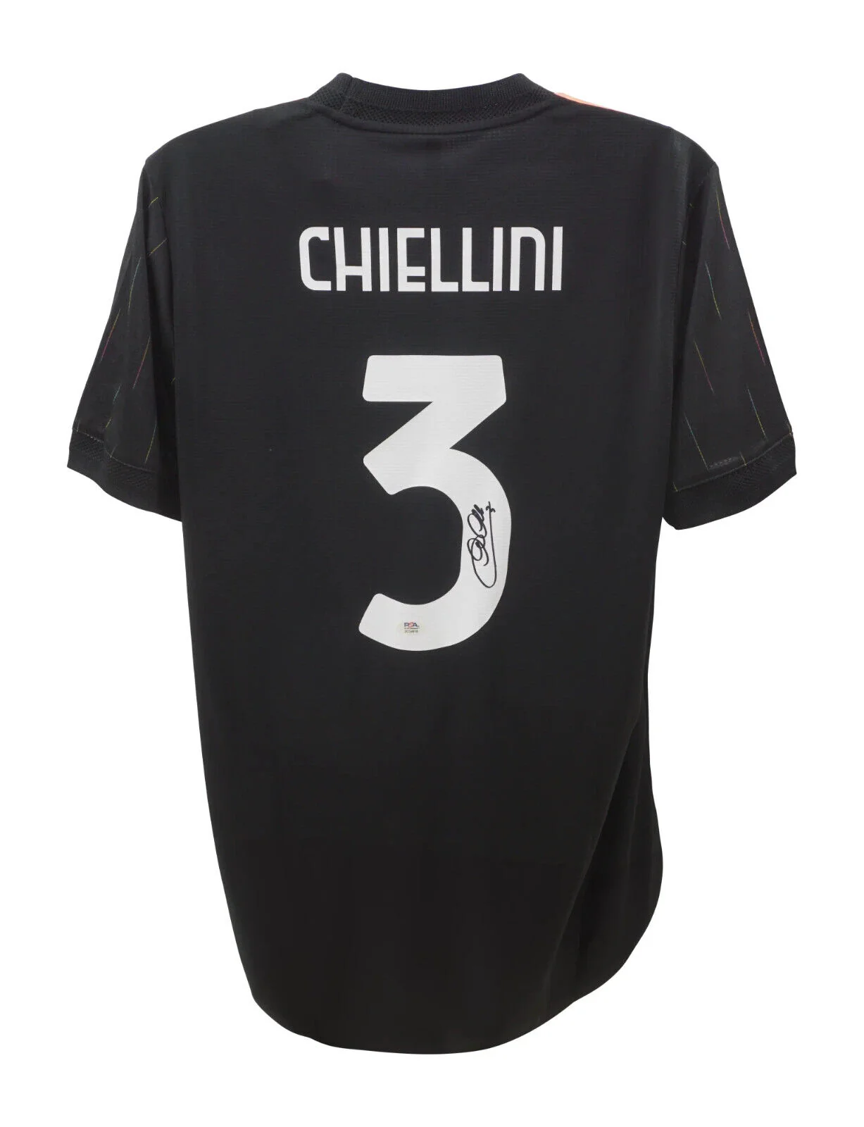 Giorgio Chiellini Signed Juventus FC Soccer Jersey #3 with PSA COA - Image 3
