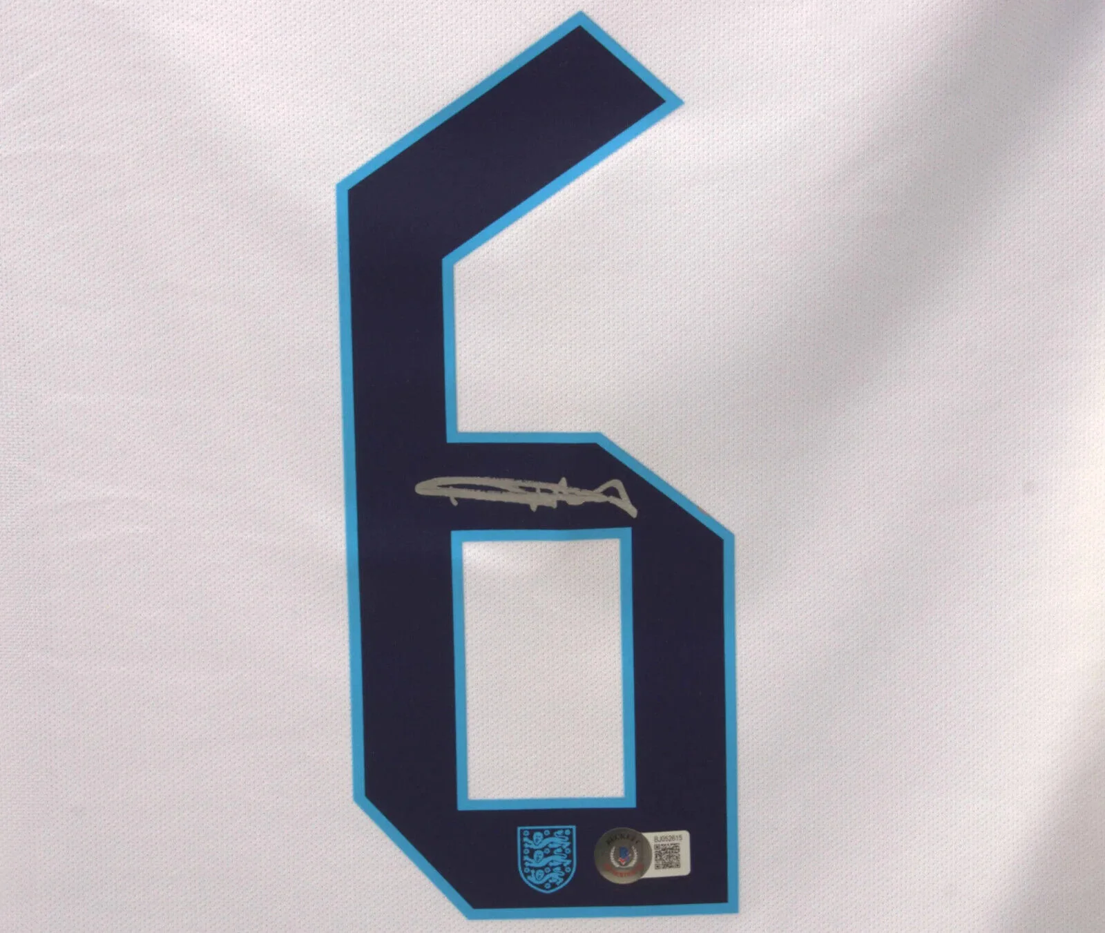 Harry Maguire Signed England FC Home Soccer Jersey #6 with Beckett COA - Image 2