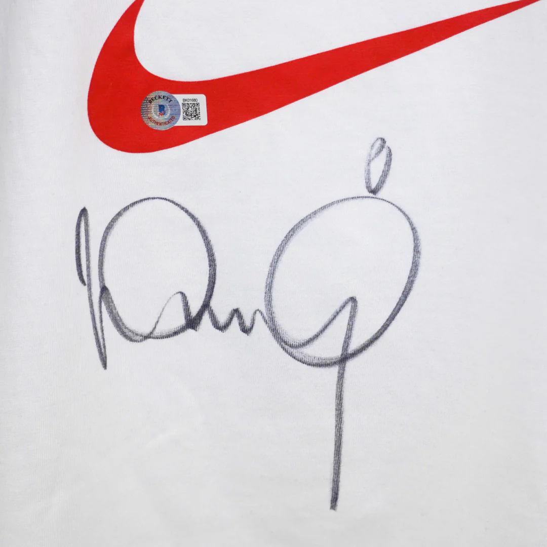 Ian Wright Signed Nike Just Done It Jersey #179 with Beckett COA - Image 2