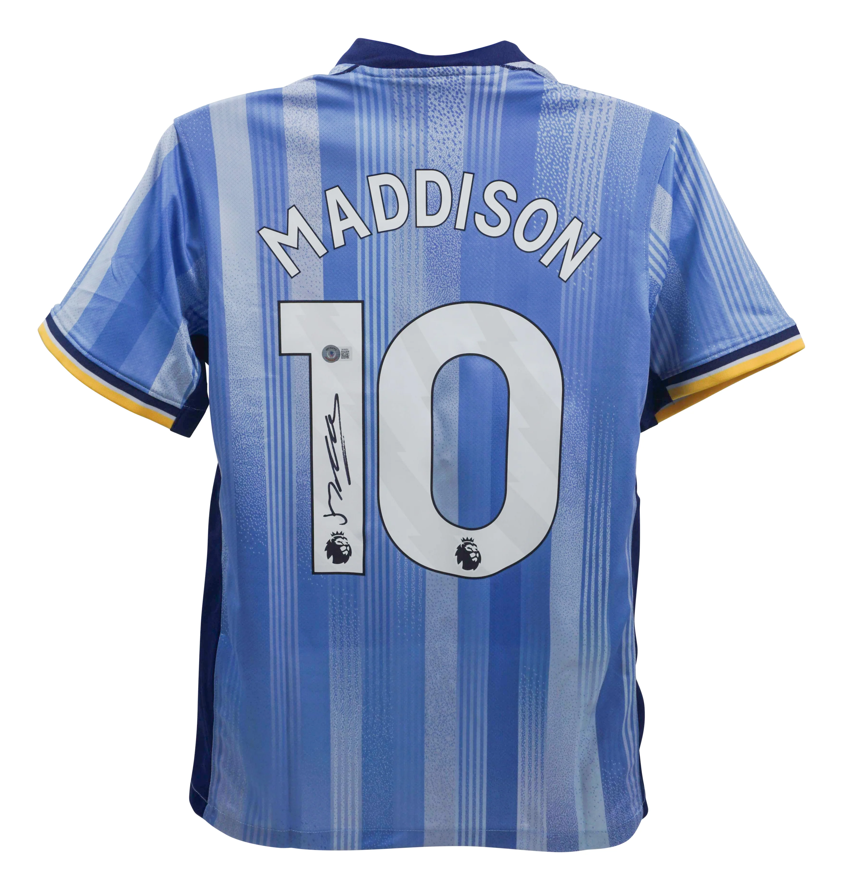 James Maddison Signed Tottenham Hotspur Away Soccer Jersey #10 with Beckett COA - Image 3