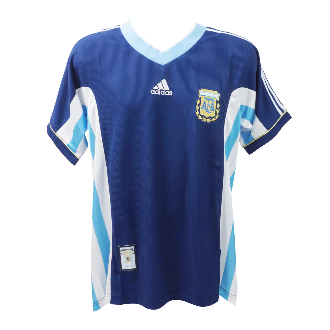 Javier Zanetti Signed Argentina FC Away Soccer Jersey #22 with Beckett COA - Image 4