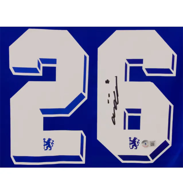 Framed John Terry Signed Chelsea FC Champions League Soccer Jersey #26 with Beckett COA - Image 2