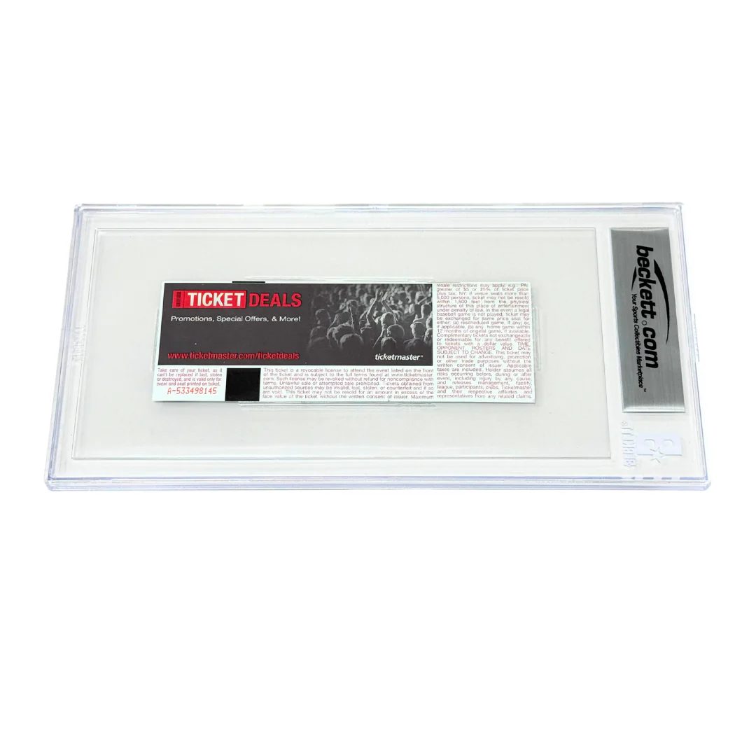 Jon Jones Signed 2014 UFC 172 7th Title Defense vs Teixeira Ticket - BGS 8 - Image 2
