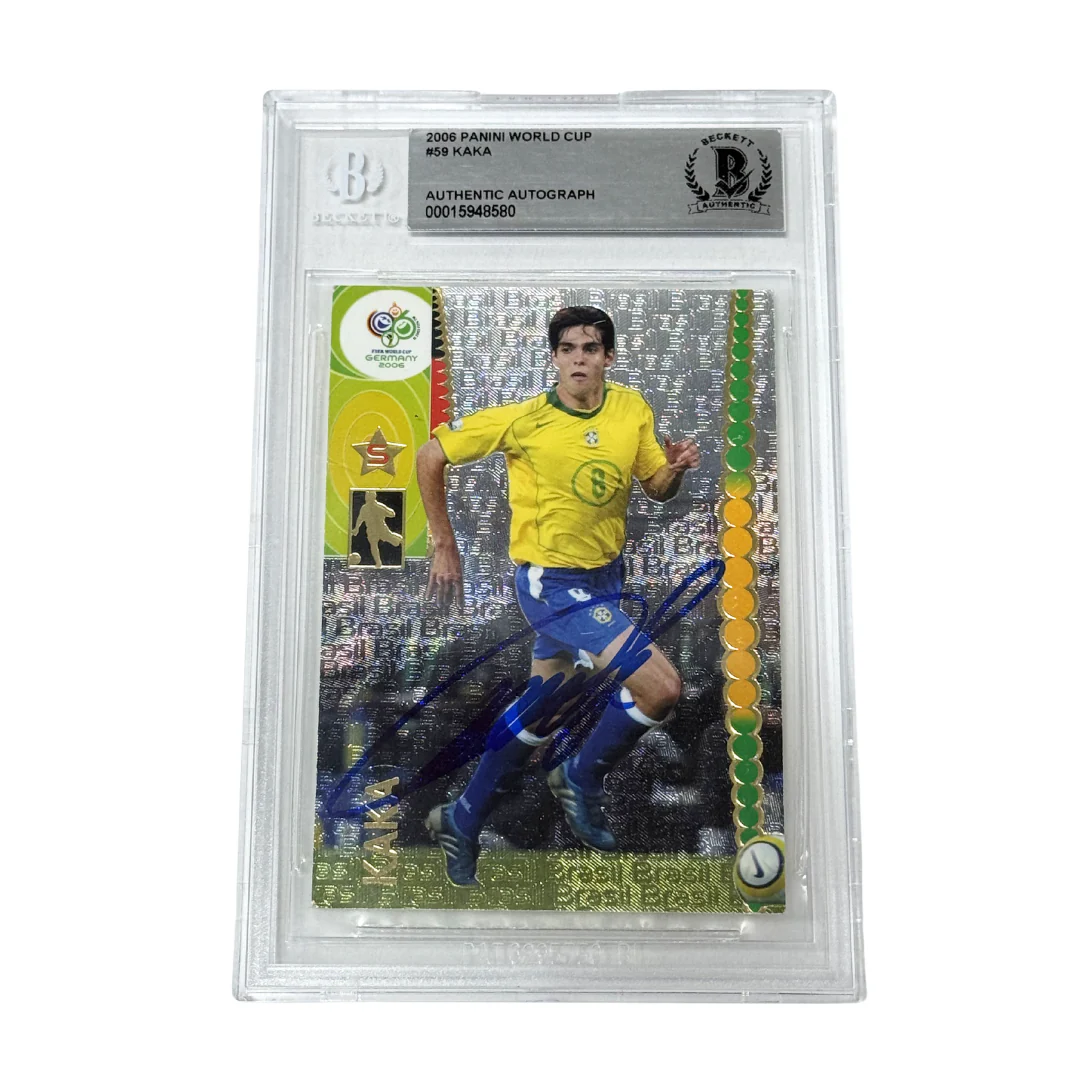 Kaka Signed 2006 Panini World Cup - BGS Authentic