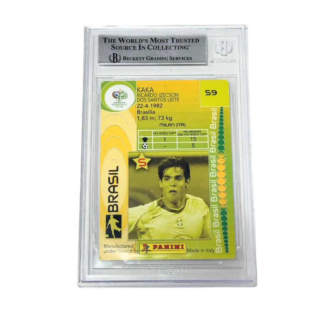 Kaka Signed 2006 Panini World Cup - BGS Authentic - Image 2