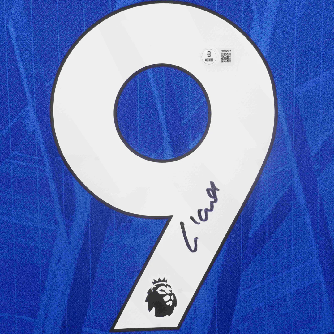 Liam Delap Signed Chelsea FC 2025-26 Home Soccer Jersey #9 with Beckett Witness - Image 2