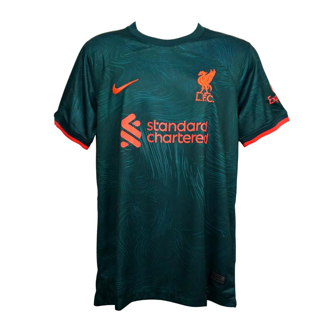 Luis Diaz Signed Liverpool FC Away Soccer Jersey #23 with Beckett COA - Image 4