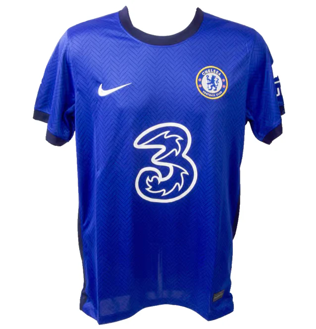 Mason Mount Signed Chelsea FC Home Soccer Jersey #19 with Beckett COA - Image 4