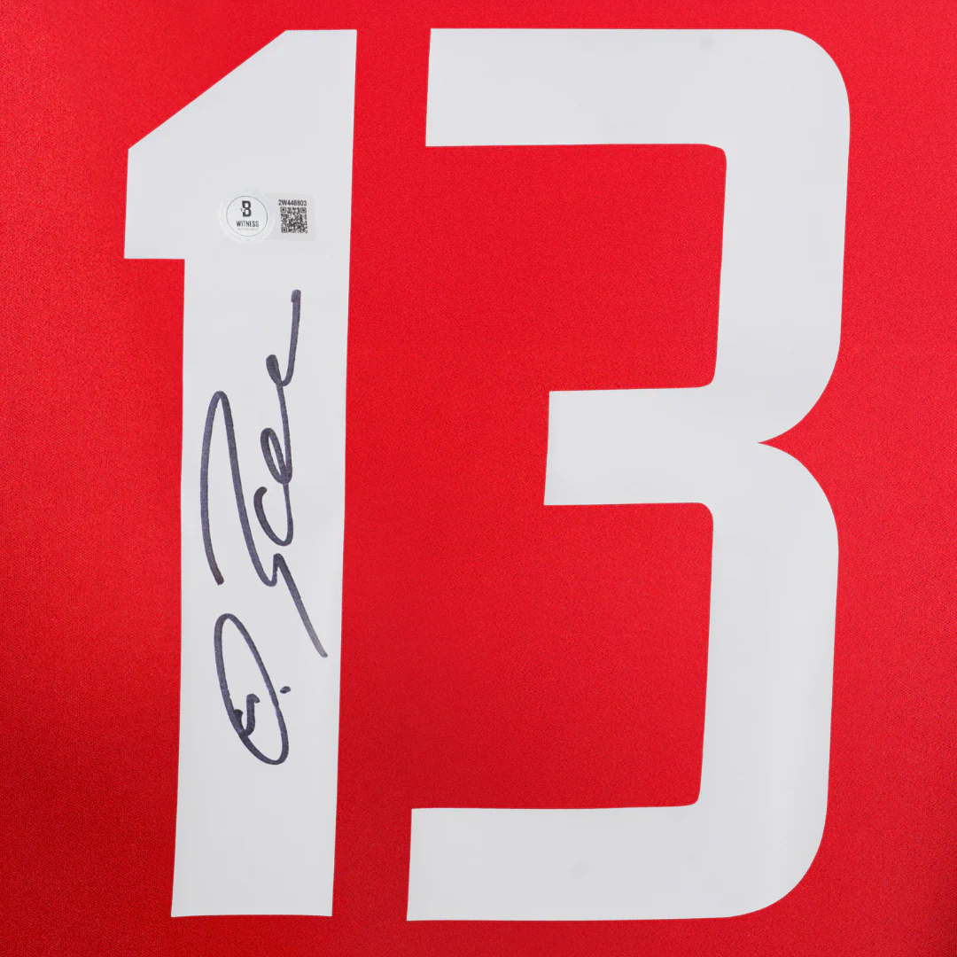 Michael Ballack Signed Bayern Munich Home Soccer Jersey #13 with Beckett Witness - Image 2