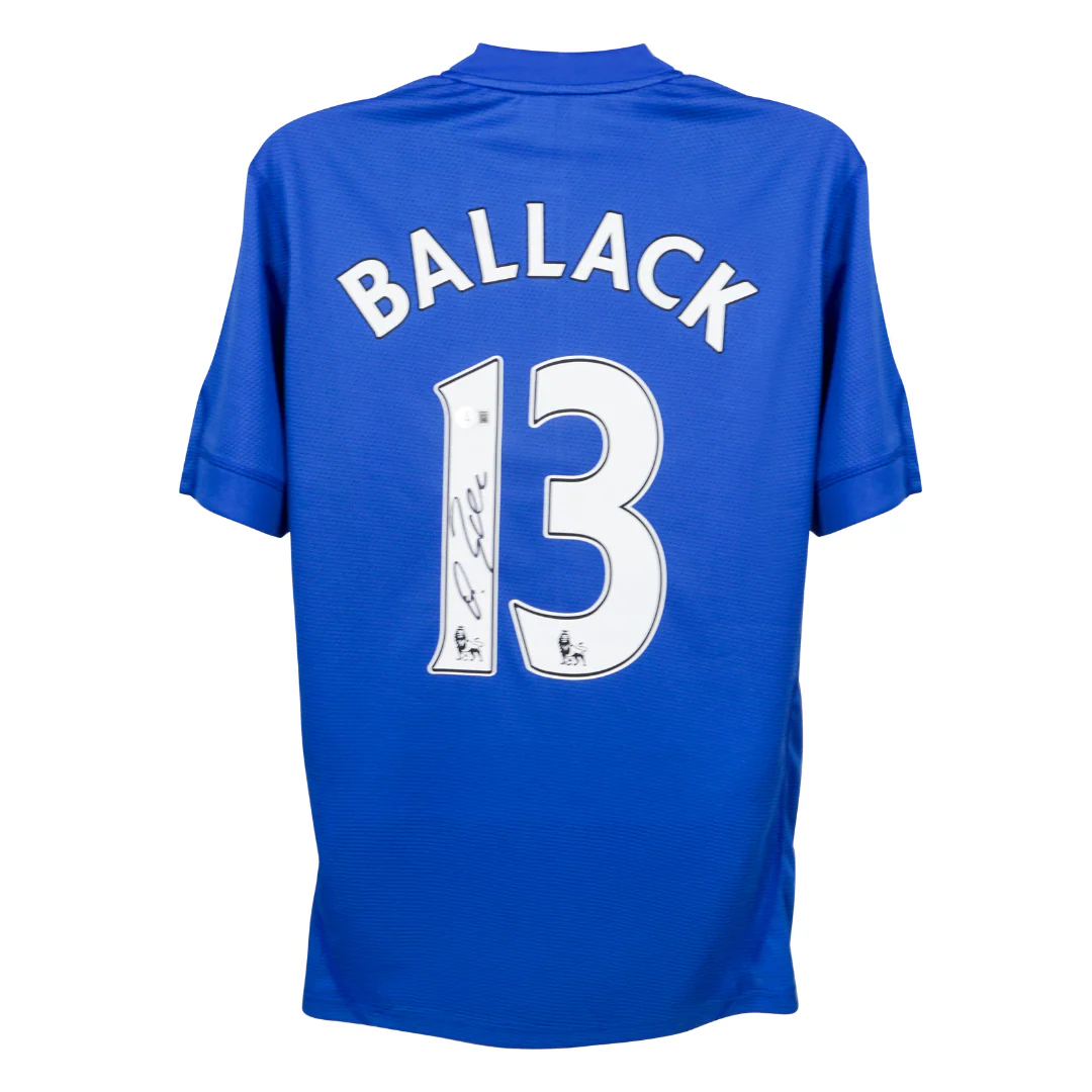 Michael Ballack Signed Chelsea FC Soccer Jersey #13 with Beckett Witness - Image 3