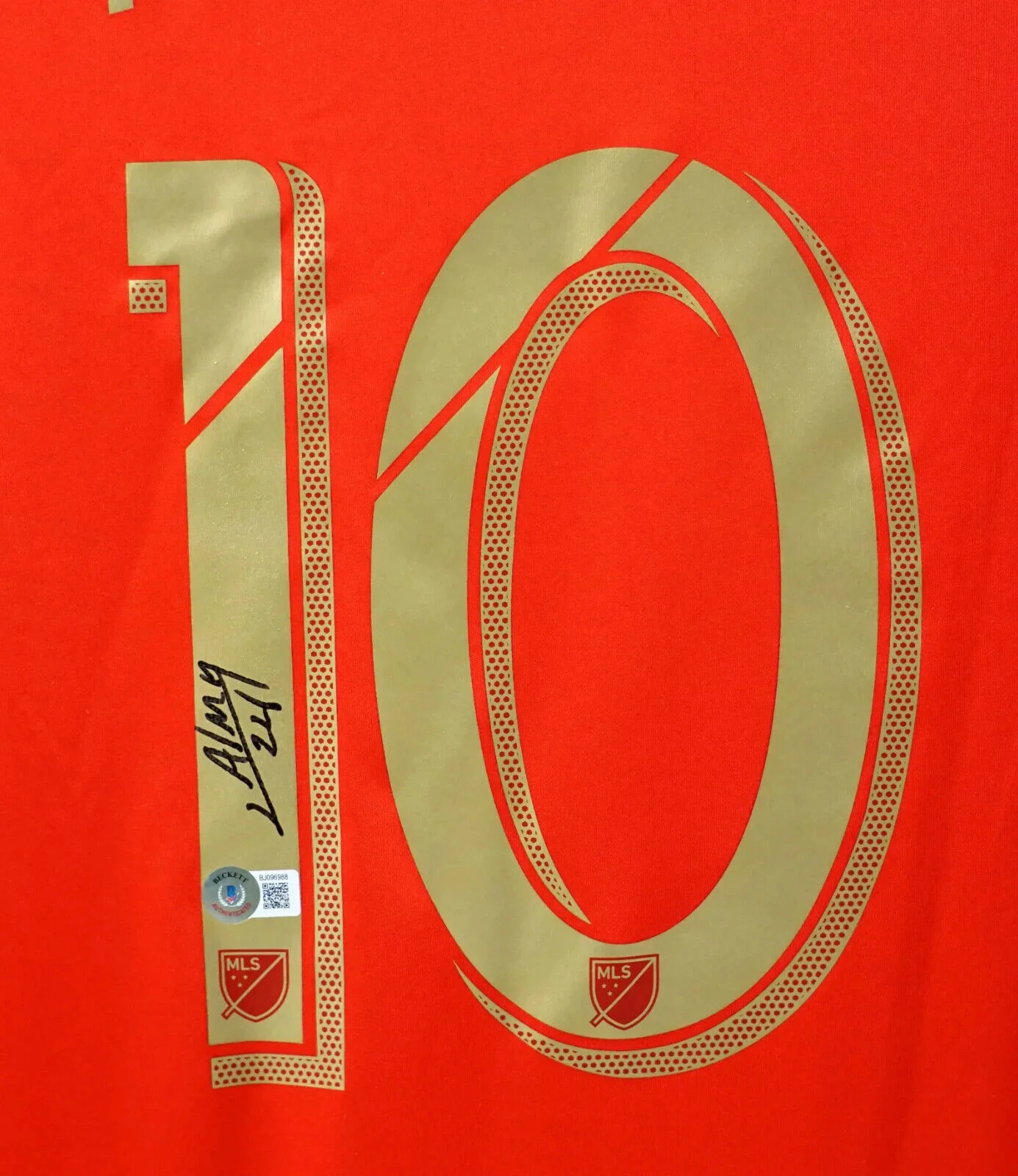 Miguel Almiron Signed Atlanta United FC Soccer Jersey #10 with Beckett COA - Image 2