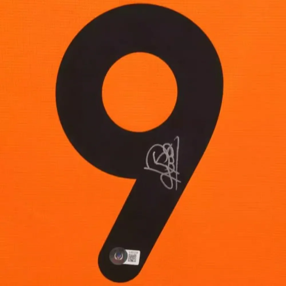Patrick Kluivert Signed Netherlands FC Home Soccer Jersey #9 with Beckett COA - Image 2