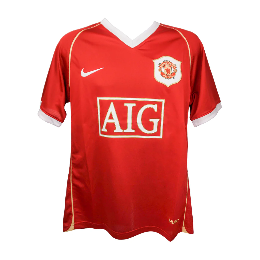 Framed Paul Scholes Signed Manchester Utd Home Soccer Jersey #18 with Beckett Witness - Image 3