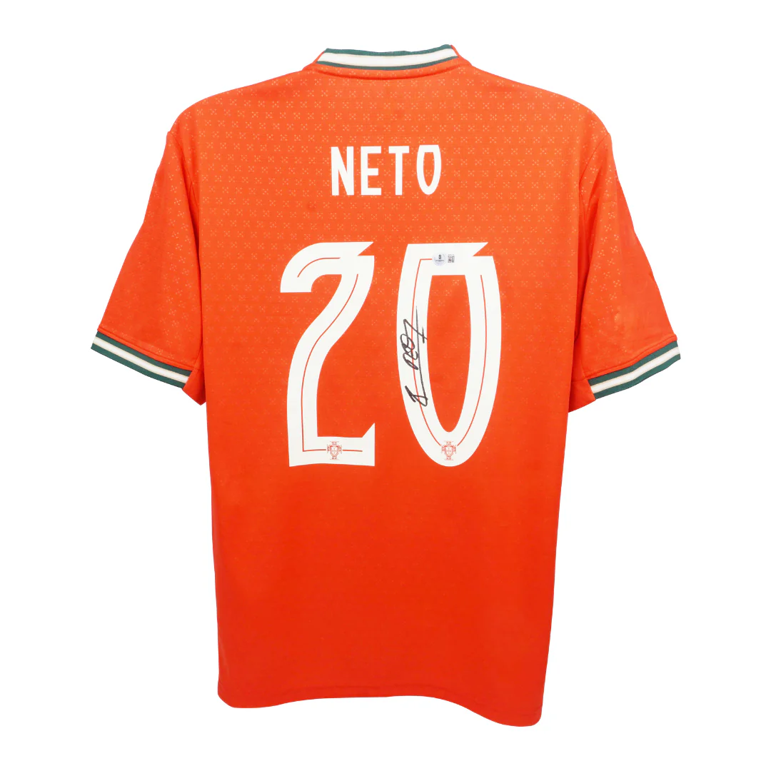 Framed Pedro Neto Signed Portugal FC Home Soccer Jersey #20 with Beckett COA - Image 3