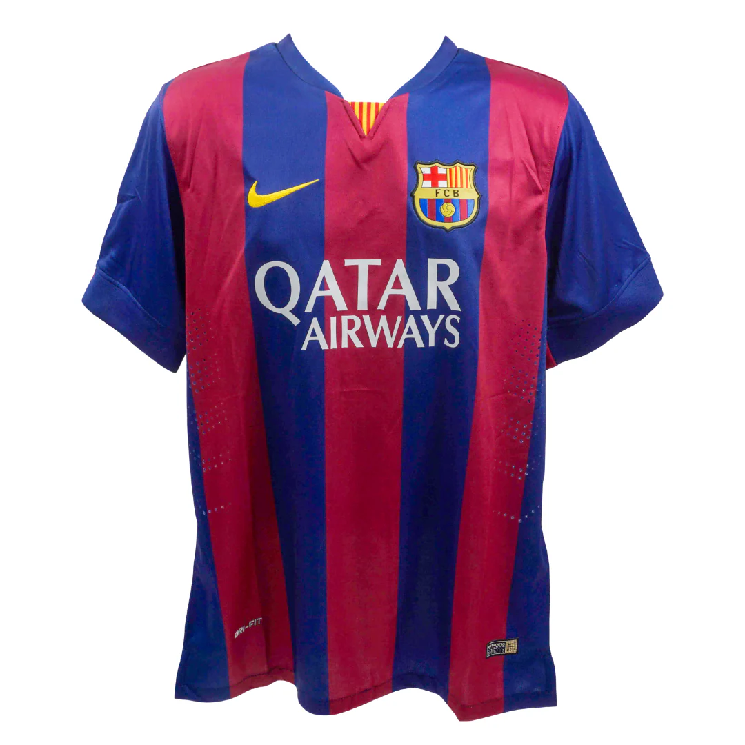 Framed Pedro Signed FC Barcelona Home Soccer Jersey #7 with Beckett COA - Image 4