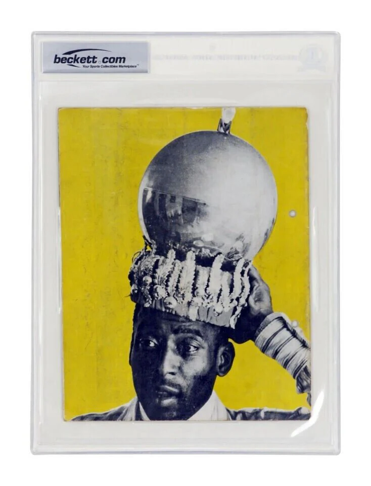 Pele Signed Soccer Program – BGS Authentic - Image 2
