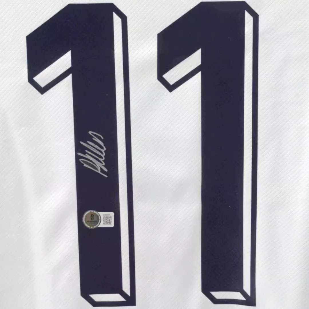 Framed Phil Foden Signed England FC Home Soccer Jersey #11 with Beckett COA - Image 2