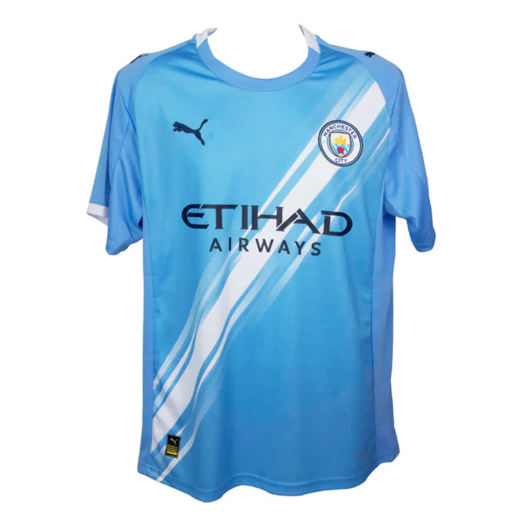 Framed Phil Foden Signed Manchester City Soccer Jersey #47 with Beckett COA - Image 4