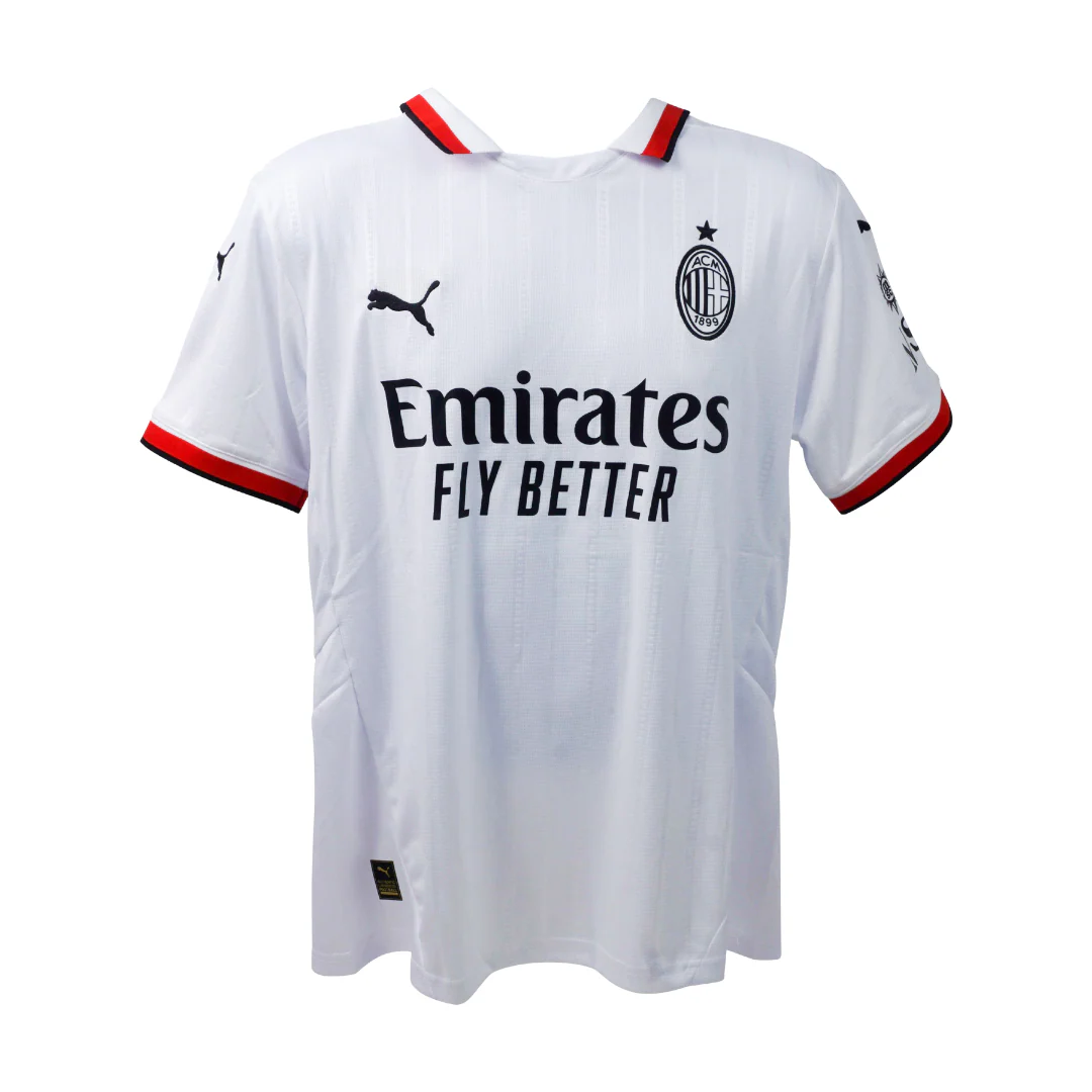 Rafael Leao Signed AC Milan Away Soccer Jersey #10 with Beckett COA - Image 4