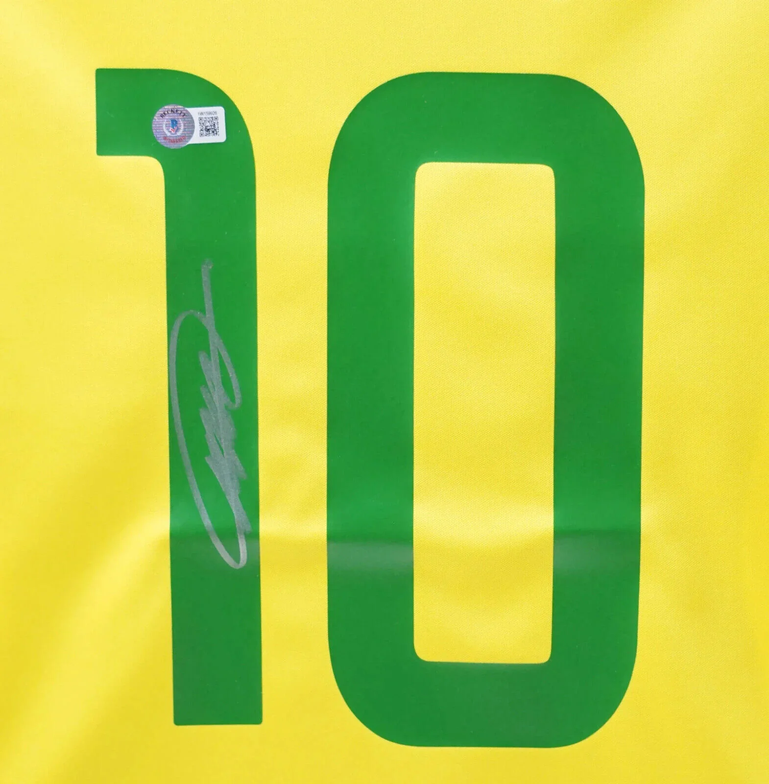 Framed Ricardo Kaka Signed Brazil FC Home Soccer Jersey #10 with Beckett Witness - Image 2
