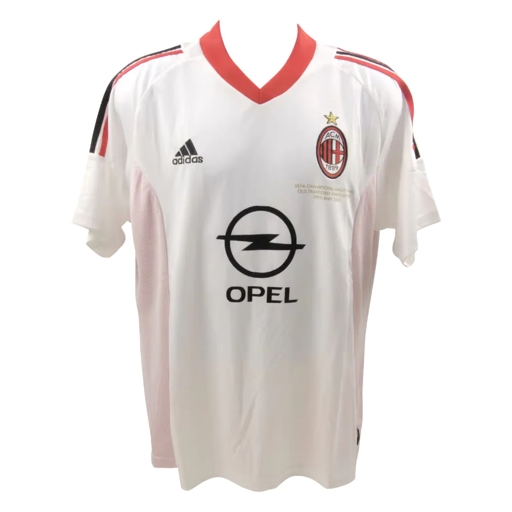 Rivaldo Signed AC Milan Away Soccer Jersey #11 with Beckett Witness - Image 4