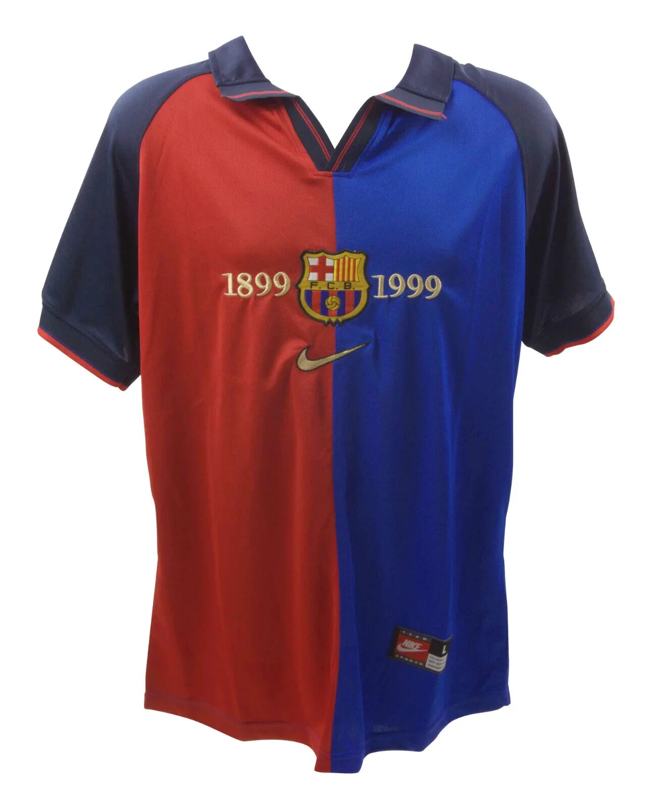 Rivaldo Signed FC Barcelona Home Soccer Jersey #11 with Beckett Witness - Image 4